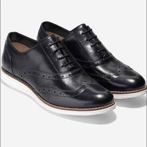 Cole Haan Wingtip Oxford size 8 women’s black leather